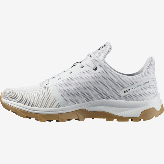 Tenis Senderismo Salomon OUTBOUND PRISM Hombre Blancos | MX-769ENMI