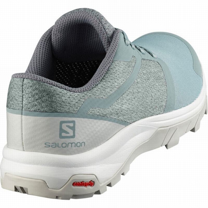 Tenis Senderismo Salomon OUTBOUND W Mujer Verdes Blancos | MX-190DMVW