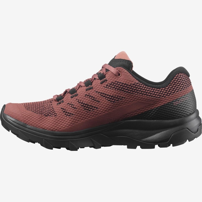 Tenis Senderismo Salomon OUTLINE GORE-TEX Mujer Coral | MX-106XWMS