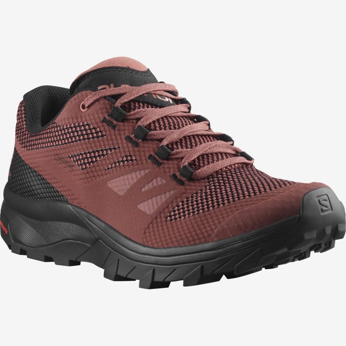 Tenis Senderismo Salomon OUTLINE GORE-TEX Mujer Coral | MX-106XWMS