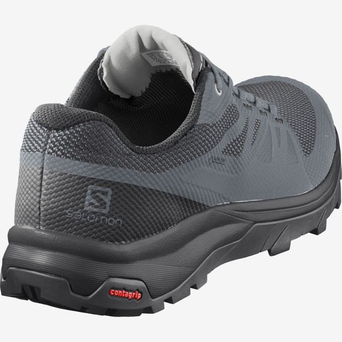 Tenis Senderismo Salomon OUTLINE GORE-TEX Mujer Negros | MX-182DKCJ