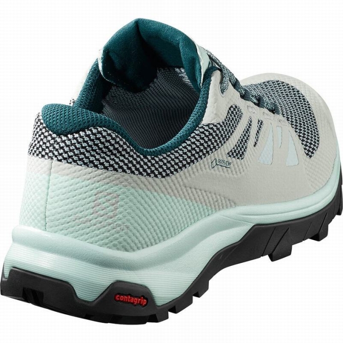 Tenis Senderismo Salomon OUTLINE GORE-TEX Mujer Azules | MX-690DIFO