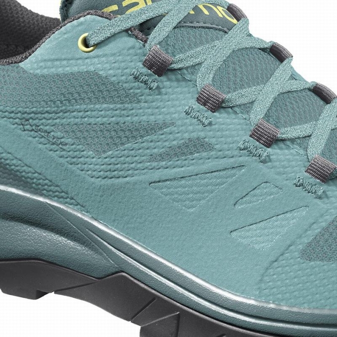 Tenis Senderismo Salomon OUTLINE GORE-TEX Mujer Turquesa Verdes | MX-743PWJL