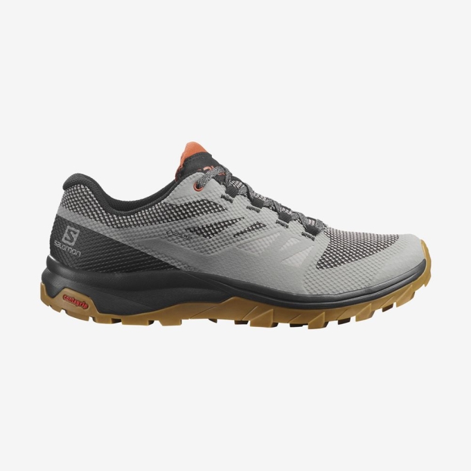 Tenis Senderismo Salomon OUTLINE GORE-TEX Hombre Grises | MX-750LDQA