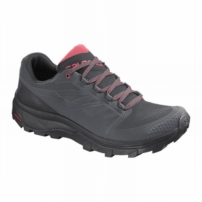 Tenis Senderismo Salomon OUTLINE GORE-TEX Mujer Azules Oscuro Negros | MX-789XUCR