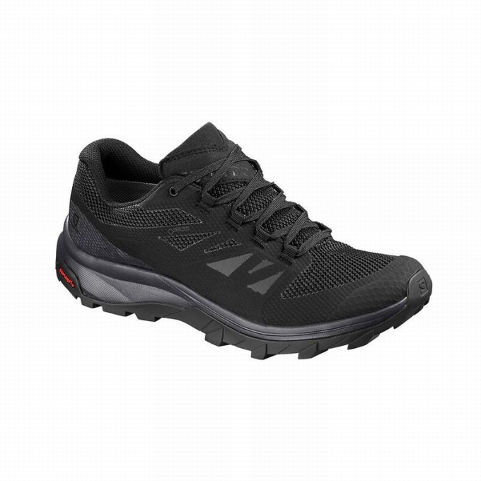 Tenis Senderismo Salomon OUTLINE GORE-TEX Mujer Negros | MX-863AUFS