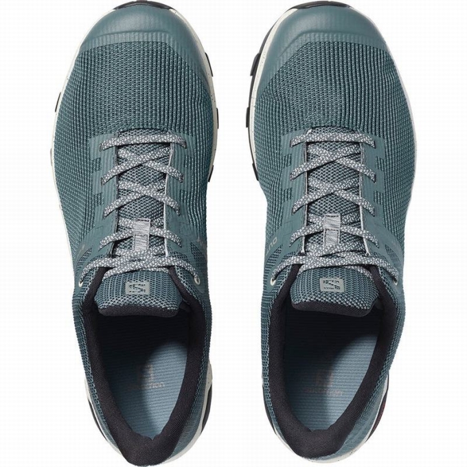 Tenis Senderismo Salomon OUTLINE PRISM GORE-TEX Hombre Azules Oscuro Negros | MX-039AXMZ