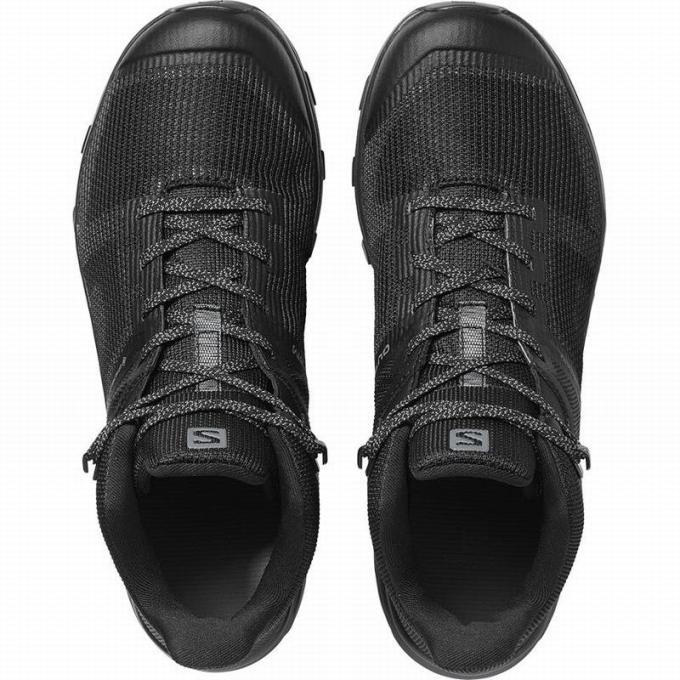 Tenis Senderismo Salomon OUTLINE PRISM MID GORE-TEX Mujer Negros | MX-503CXNI