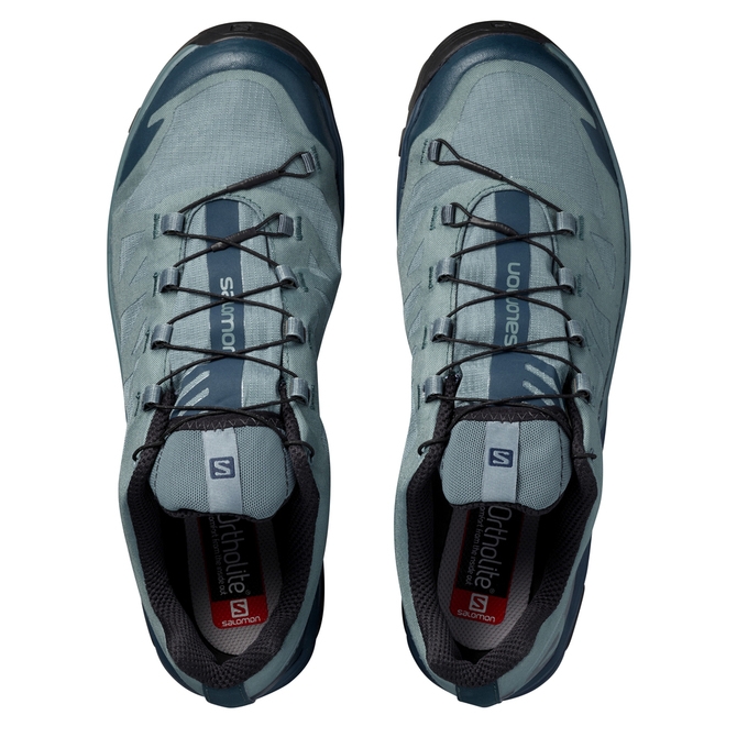 Tenis Senderismo Salomon OUTPATH GTX Hombre Azules Claro | MX-356QVGM