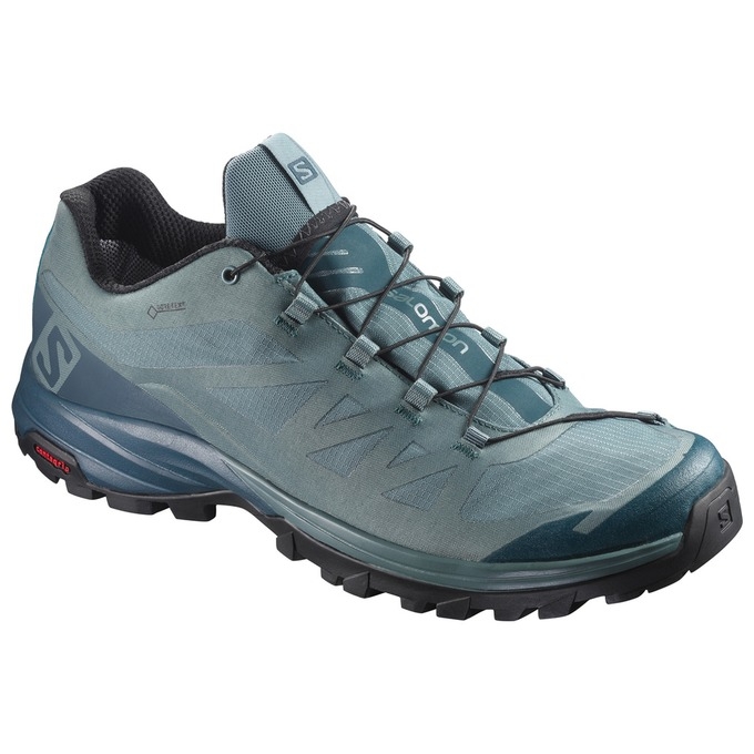 Tenis Senderismo Salomon OUTPATH GTX Hombre Azules Claro | MX-356QVGM