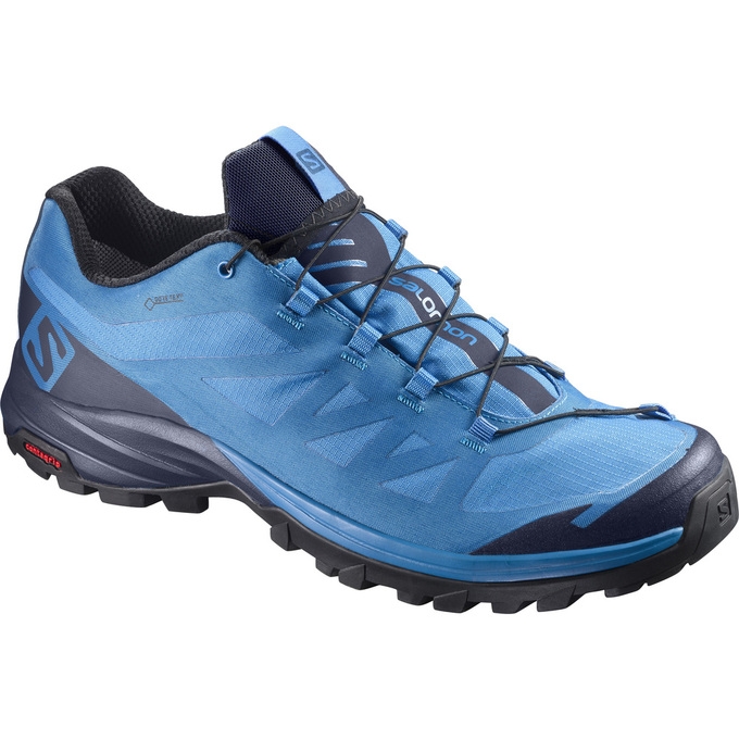 Tenis Senderismo Salomon OUTPATH GTX Hombre Azules Azul Marino | MX-963QBMC