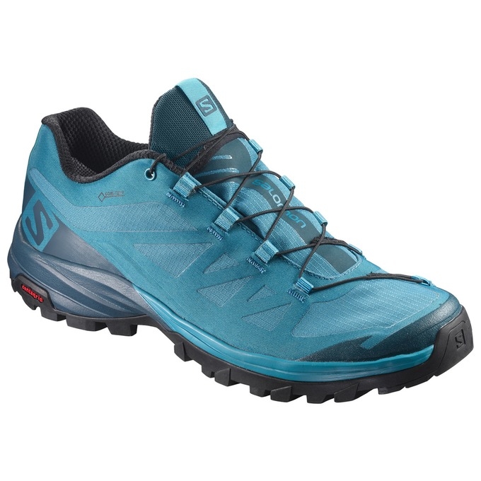 Tenis Senderismo Salomon OUTPATH GTX W Mujer Azules Azul Marino | MX-356AETM