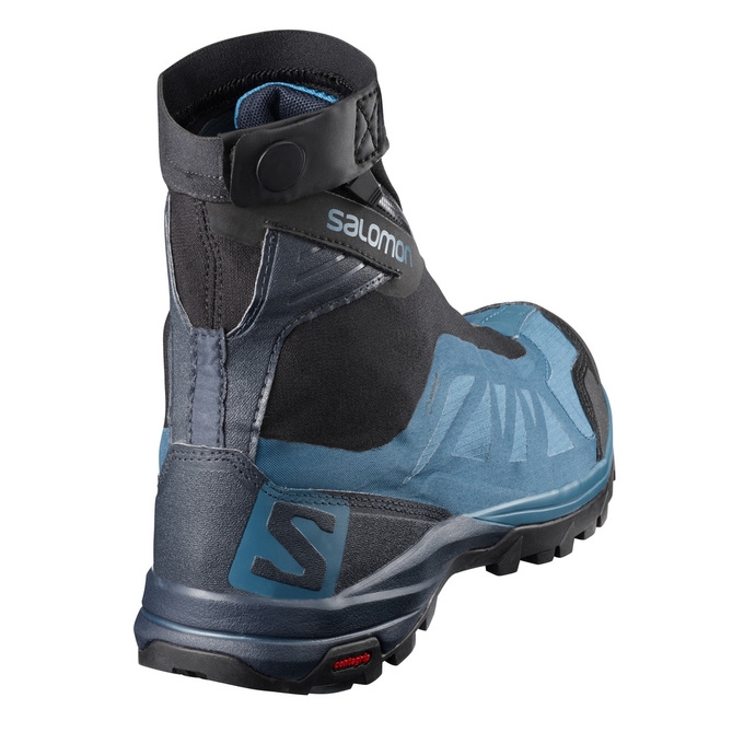 Tenis Senderismo Salomon OUTPATH PRO GTX Hombre Azules Negros | MX-475DHAQ