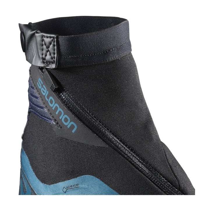 Tenis Senderismo Salomon OUTPATH PRO GTX Hombre Azules Negros | MX-475DHAQ