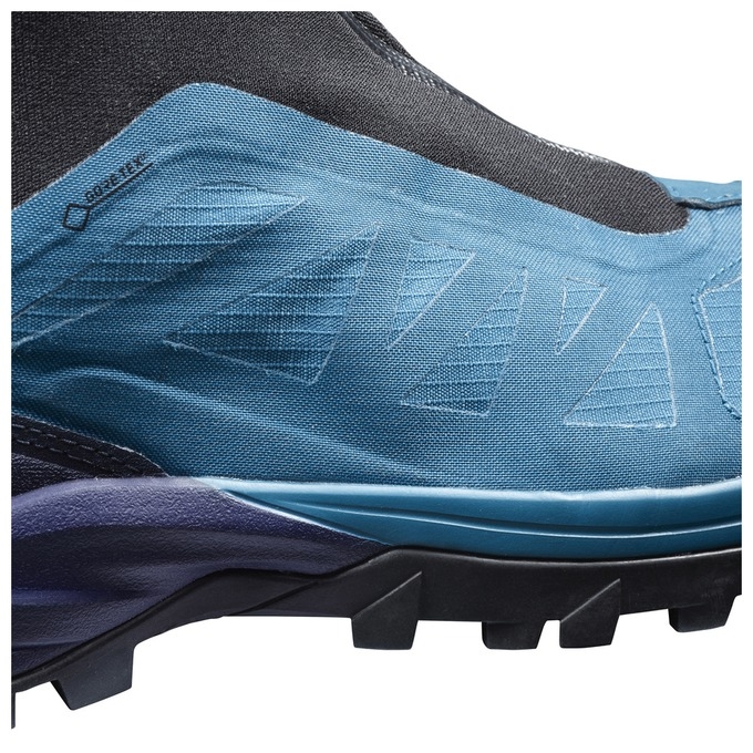 Tenis Senderismo Salomon OUTPATH PRO GTX Hombre Azules Negros | MX-475DHAQ