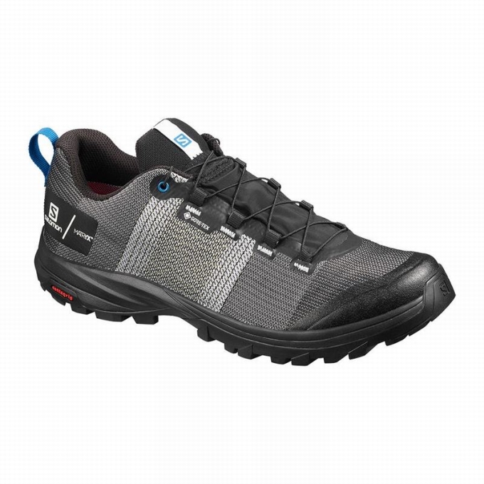 Tenis Senderismo Salomon OUT GTX/PRO Hombre Blancos Negros | MX-078LBHT