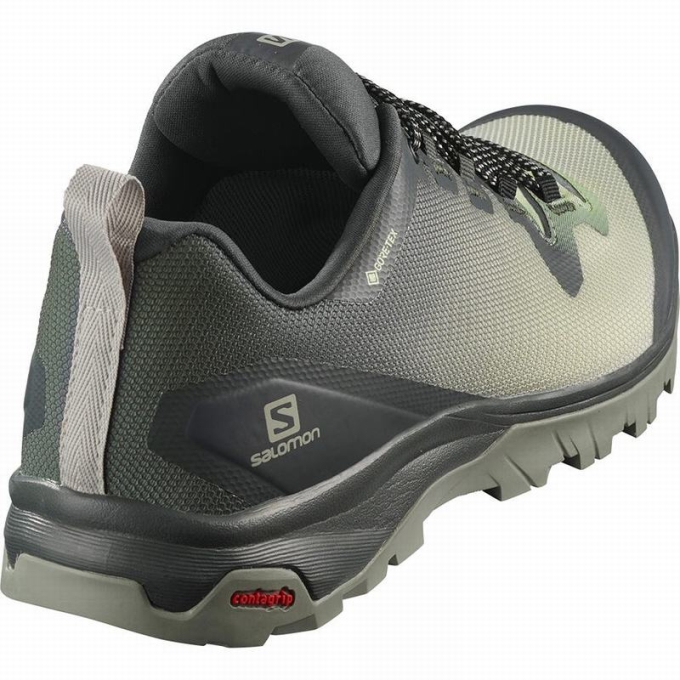 Tenis Senderismo Salomon VAYA GORE-TEX Mujer Grises | MX-781DBCP