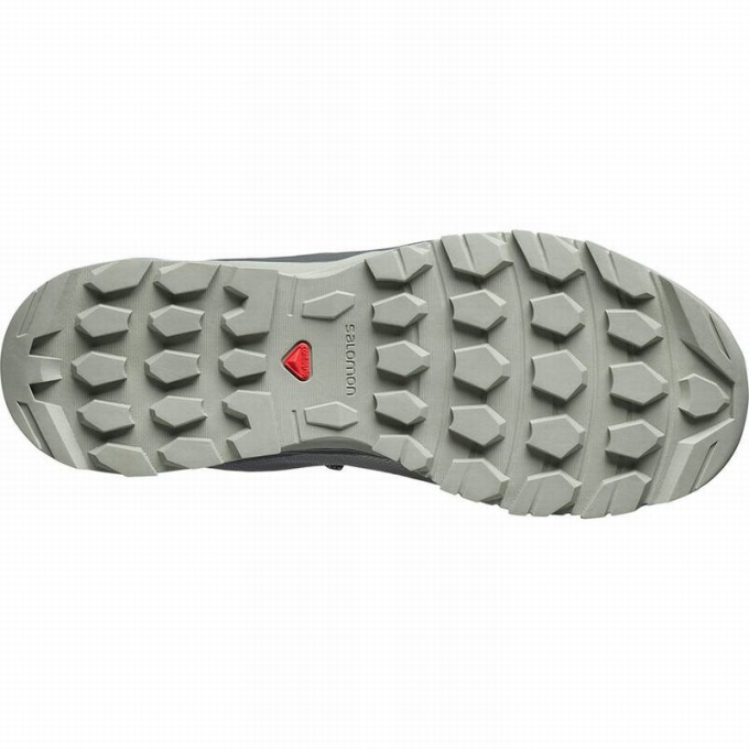 Tenis Senderismo Salomon VAYA GORE-TEX Mujer Grises | MX-781DBCP