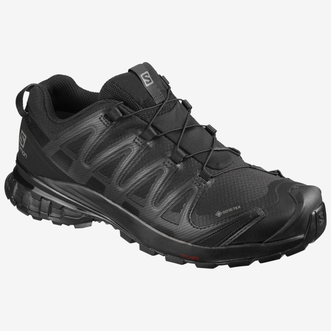 Tenis Senderismo Salomon XA PRO 3D V8 GORE TEX Mujer Negros | MX-396VPKU