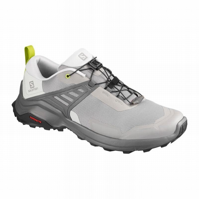 Tenis Senderismo Salomon X RAISE Hombre Grises Verdes Claro | MX-239QGAT