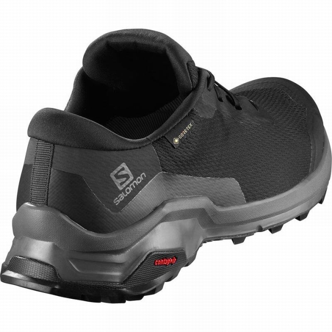 Tenis Senderismo Salomon X REVEAL GORE-TEX Hombre Negros | MX-320SADT