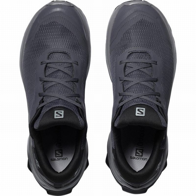 Tenis Senderismo Salomon X REVEAL GORE-TEX Mujer Azules Oscuro Negros | MX-784GHWP