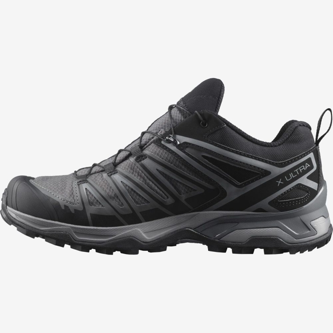 Tenis Senderismo Salomon X ULTRA 3 GORE-TEX Hombre Negros | MX-150YTBD