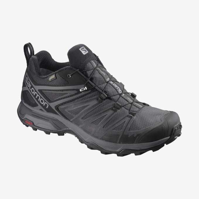 Tenis Senderismo Salomon X ULTRA 3 GORE-TEX Hombre Negros | MX-150YTBD