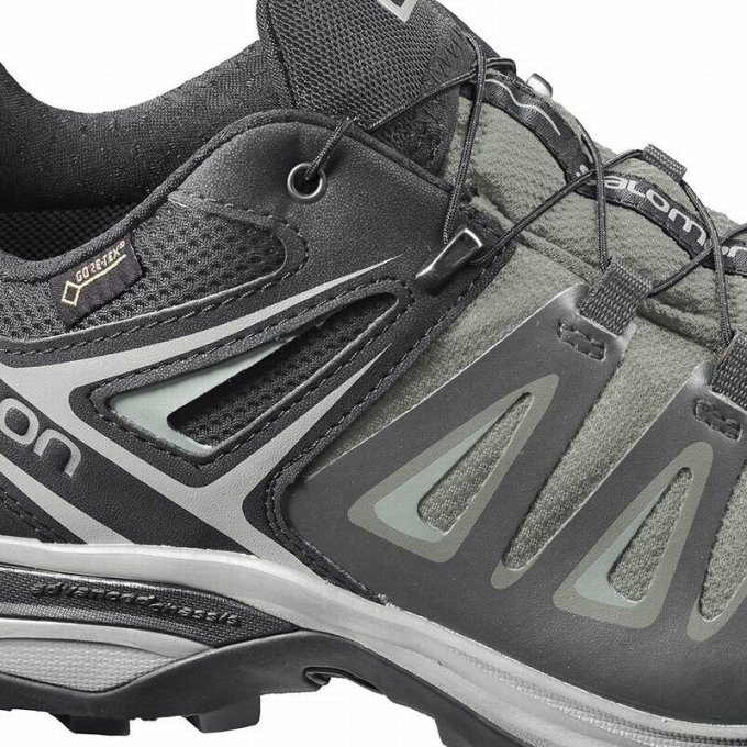 Tenis Senderismo Salomon X ULTRA 3 GORE-TEX Mujer Turquesa Claro Grises | MX-216WVAD