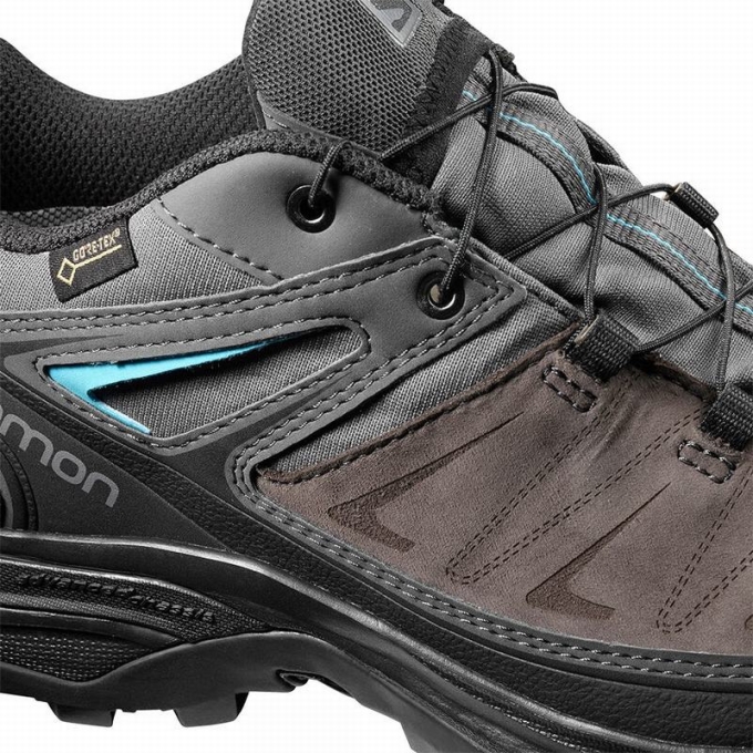 Tenis Senderismo Salomon X ULTRA 3 LTR GTX W Mujer Grises | MX-162LKRW