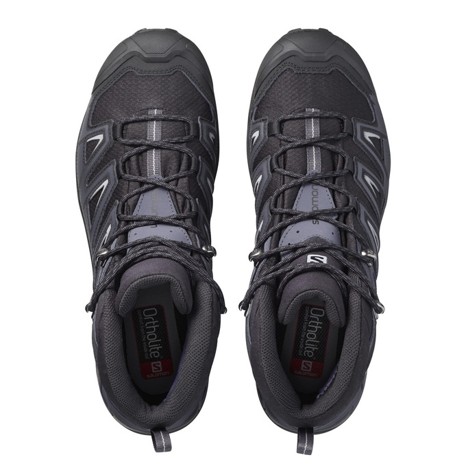 Tenis Senderismo Salomon X ULTRA 3 MID GTX Hombre Negros | MX-170XYUL