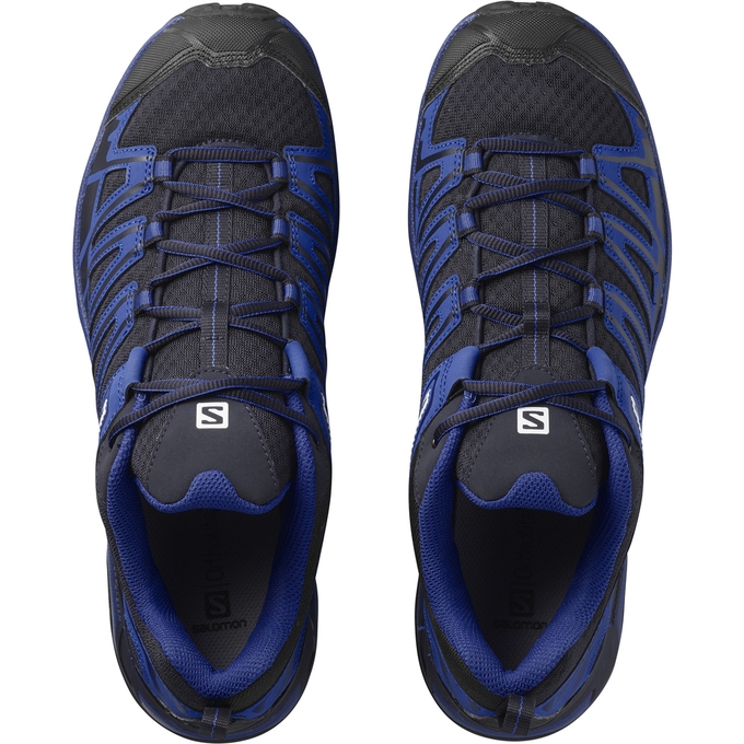 Tenis Senderismo Salomon X ULTRA 3 PRIME Hombre Azules Negros | MX-034UEAW