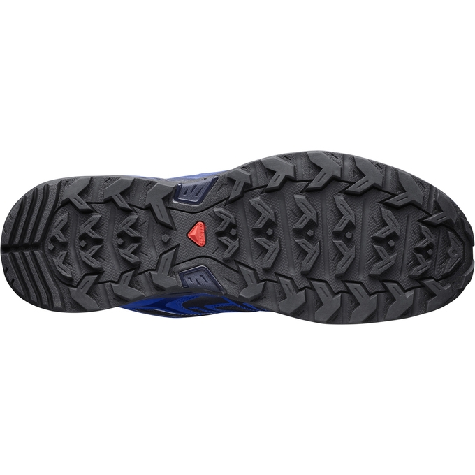 Tenis Senderismo Salomon X ULTRA 3 PRIME Hombre Azules Negros | MX-034UEAW