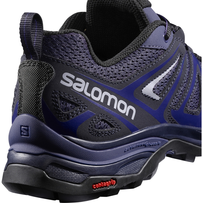 Tenis Senderismo Salomon X ULTRA 3 PRIME W Mujer Azul Marino | MX-305FEJD