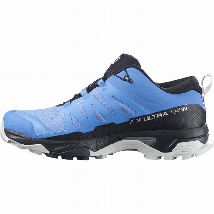 Tenis Senderismo Salomon X ULTRA 4 GORE-TEX Mujer Azules Negros | MX-423KEYC