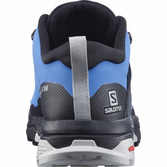 Tenis Senderismo Salomon X ULTRA 4 GORE-TEX Mujer Azules Negros | MX-423KEYC