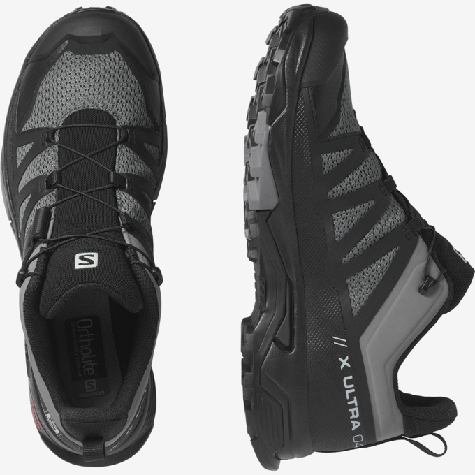 Tenis Senderismo Salomon X ULTRA 4 Hombre Negros | MX-359DQXE