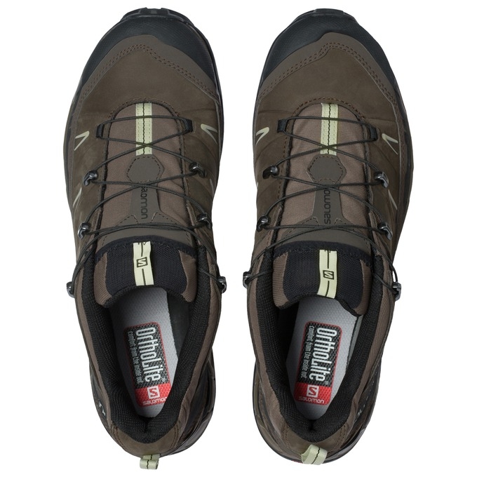 Tenis Senderismo Salomon X ULTRA LTR Hombre Chocolate Negros | MX-375ZFAV