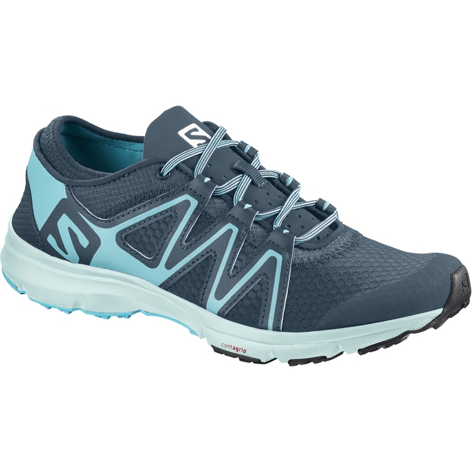 Zapatos de Agua Salomon CROSSAMPHIBIAN SWIFT W Mujer Turquesa Claro Azul Marino | MX-062NIRJ