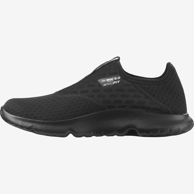 Zapatos de Agua Salomon REELAX MOC 5.0 Mujer Negros | MX-670TFKE