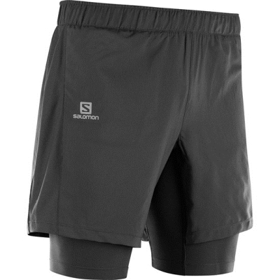 Bermudas Salomon AGILE TWINSKIN M Hombre Negros | MX-291TLRQ