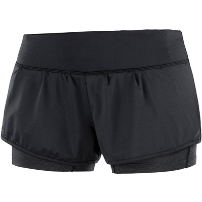 Bermudas Salomon ELEVATE AERO W Mujer Negros | MX-853ASVC