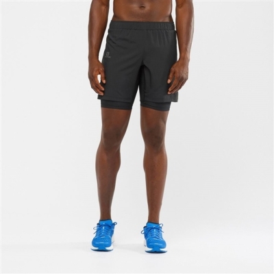 Bermudas Salomon XA TWINSKIN Hombre Negros | MX-672QYTH