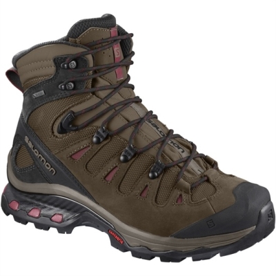 Botas Montaña Salomon QUEST 4D 3 GTX W Mujer Chocolate Negros | MX-705CVLG