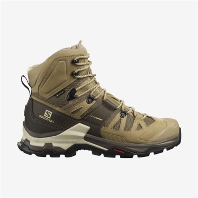 Botas Montaña Salomon QUEST 4 GORE-TEX Hombre Kaki | MX-930OJTL