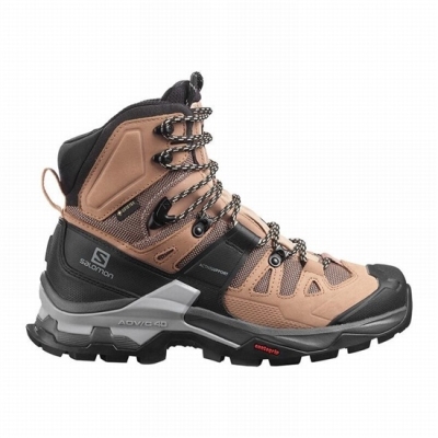 Botas Montaña Salomon QUEST 4 GORE-TEX Mujer Marrom Negros | MX-943MPKN