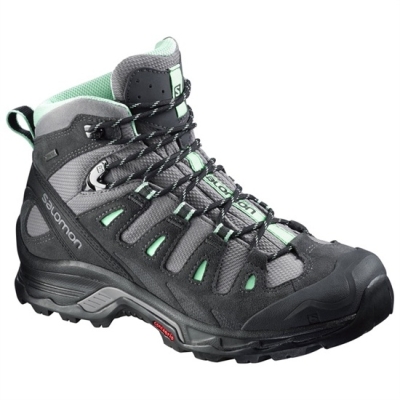 Botas Montaña Salomon QUEST PRIME GTX W Mujer Negros Plateados | MX-314MFVO