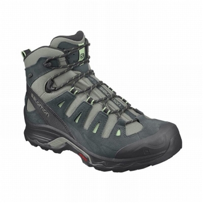 Botas Montaña Salomon QUEST PRIME GTX W Mujer Grises Verdes | MX-420WNPE