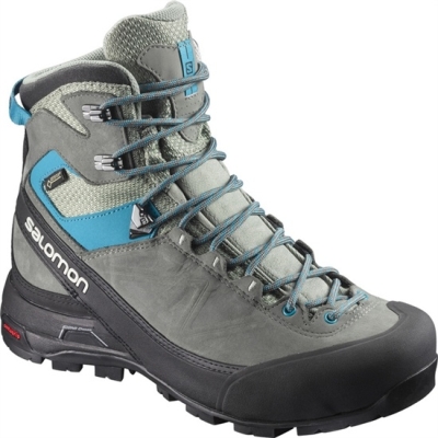 Botas Montaña Salomon X ALP MTN GTX W Hombre Grises Negros | MX-491IDYW