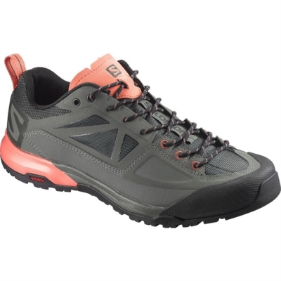 Botas Montaña Salomon X ALP SPRY W Mujer Grises Oscuro Coral | MX-713VJPZ